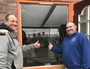 Trots op al het verrichte werk Cok en Emile