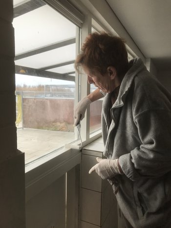 Schilderen is een serieuze zaak... Joyce