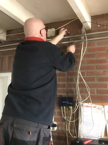 Onze klusjesman in actie Perry